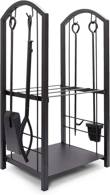 Sannover Kaminholzregal aus Stahl für Innenräume B: 73,7 cm, H: 33,0 cm, T: 38,1 cm - Bild 1