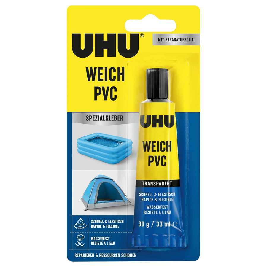 Uhu Weich PVC Spezialkleber Transparent 30 g - Bild 2