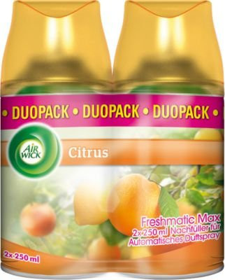 Air Wick Raumspray Citrus Duo-Pack mit 2 x 250 ml Nachfüllern für Freshmatic-Max-Geräte - Bild 1
