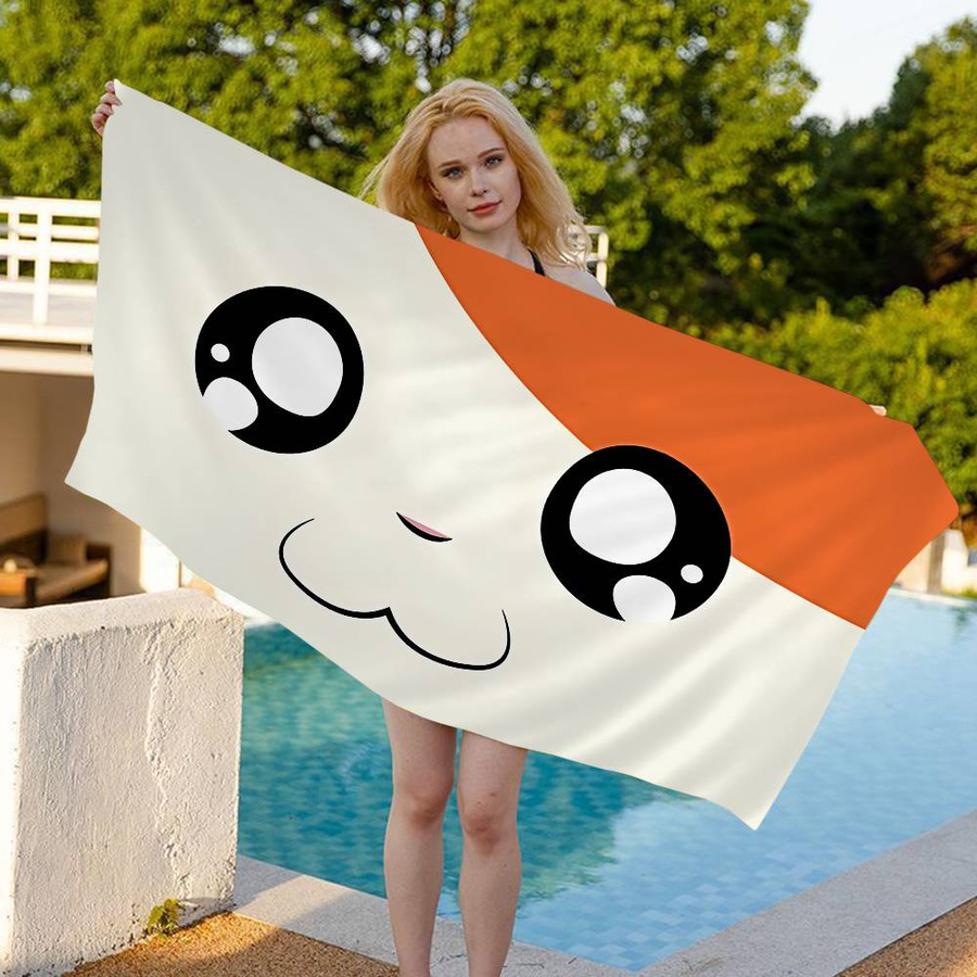 Dalangpa Hamtaro Mikrofaser Strandtuch, weiches und saugfähiges Handtuch für Strand, Yoga und Sport, Breite: 40 cm, Höhe: 60 cm - Bild 1