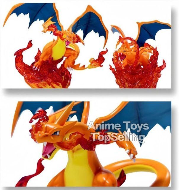 Bandai Mega Charizard Anime Figur aus PVC, Höhe: 18 cm - Bild 1