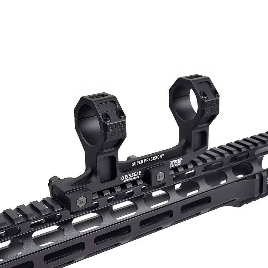 Geissele Cantilever Zielfernrohrmontage für 20mm Schienen, Schwarz, passend für 25,4mm und 30mm Durchmesser - Bild 3