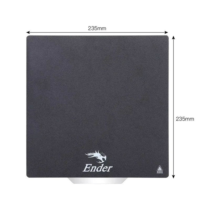 Creality Original doppelseitige Druckplattform für Ender-3 V2, Ender-3 Pro, Ender-3, Ender-5 und Ender-5 Pro 3D-Drucker, B/T/H: 235 x 235 x 1,2 mm - Bild 5