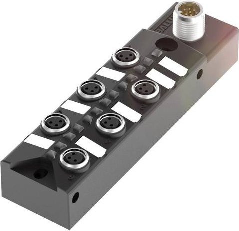 Balluff BPI 6M3030-5K-B0-SM4CT Sensor/Aktorbox passiv Multipolverteiler in Schwarz - Bild 1