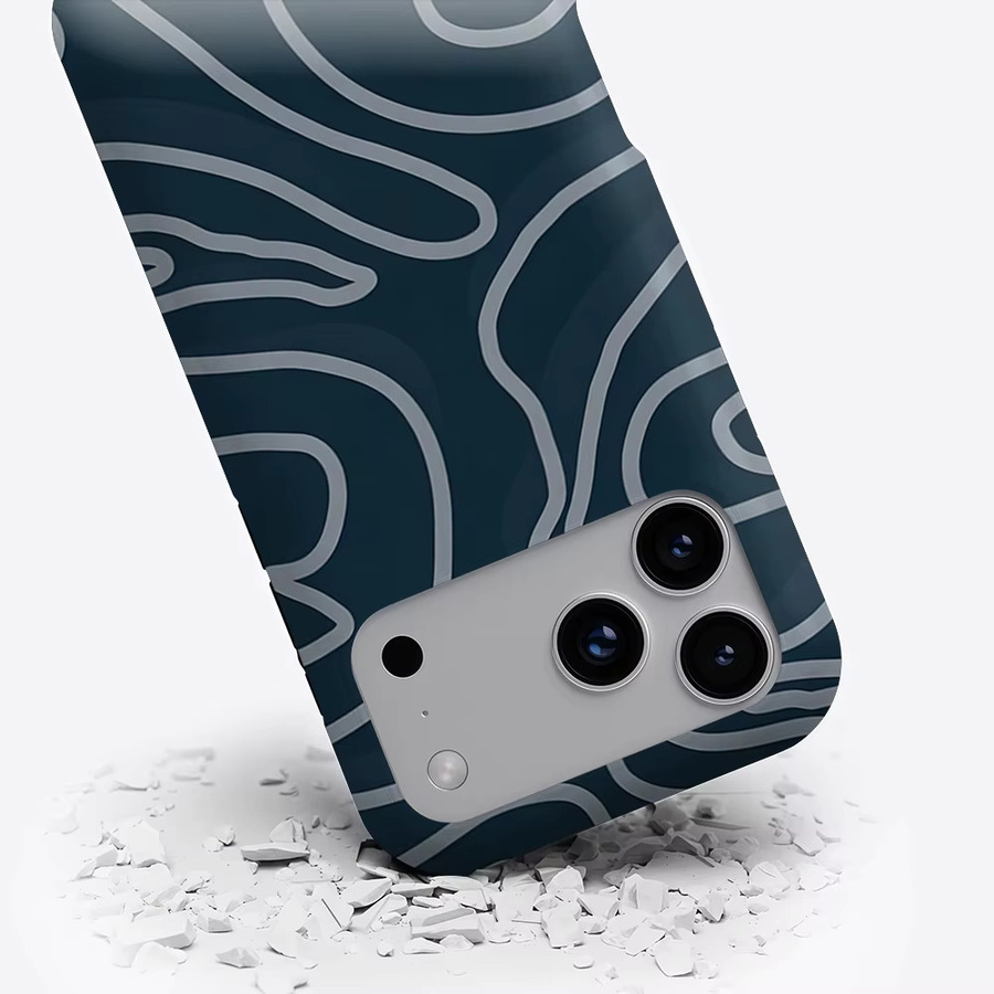 Potdemiel Aurea Case Matte Bumper MagSafe Schutzhülle für iPhone, Dunkelblau - Bild 3