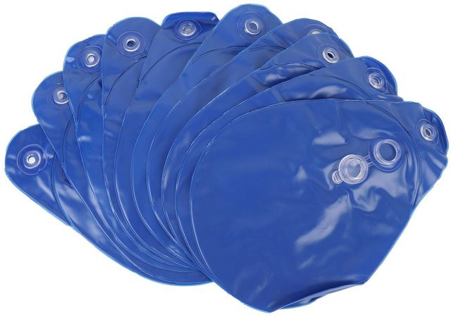 10er Set mfySpace Poolabdeckung Gewichte aus PVC in Blau für Aufstellpools - Bild 1
