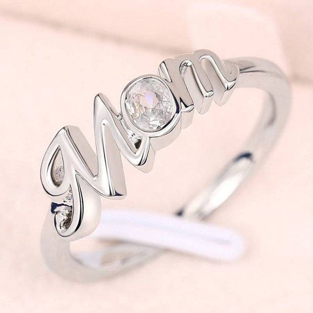Huitan Fancy Damenring, Silber, Zirkonia - Bild 1