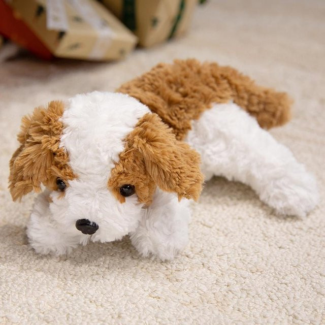 Wucifang Bags Bichon Hund Plüschtier, Weiß, 32cm - Bild 1