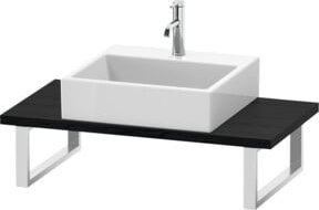 Duravit Konsole Compact L-Cube in Weiß für Aufsatzbecken mit 3 cm Stärke - Bild 1