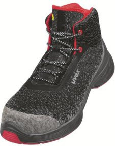 Uvex Sicherheitsschuhe Stiefel 1 G2 S1 in Schwarz Rot Größe 42 Weite 11 - Bild 1