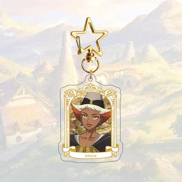 Hexe Hut Atelier Schlüsselanhänger, Acryl, Chibi Figur, Unisex, 6 cm - Bild 1