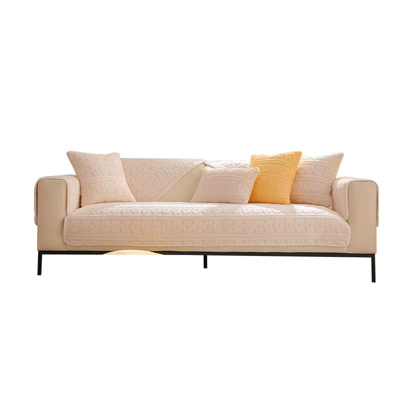 Winter Sofa Kissen aus Plüsch mit rutschfester Oberfläche für eine universelle Abdeckung - Bild 3