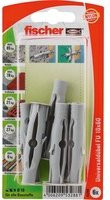 Fischer Universaldübel FU aus Nylon in Grau, Durchmesser: 10 mm, Länge: 60 mm - Bild 1