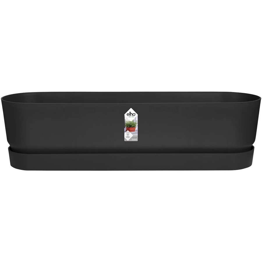 Elho Übertopf Greenville Living Schwarz Höhe: 69 cm, Breite: 18,5 cm - Bild 2
