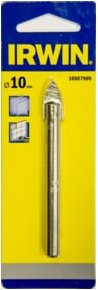 Irwin Glas- und Fliesenbohrer mit Carbide-Spitze in Silber, Durchmesser: 10 mm - Bild 1