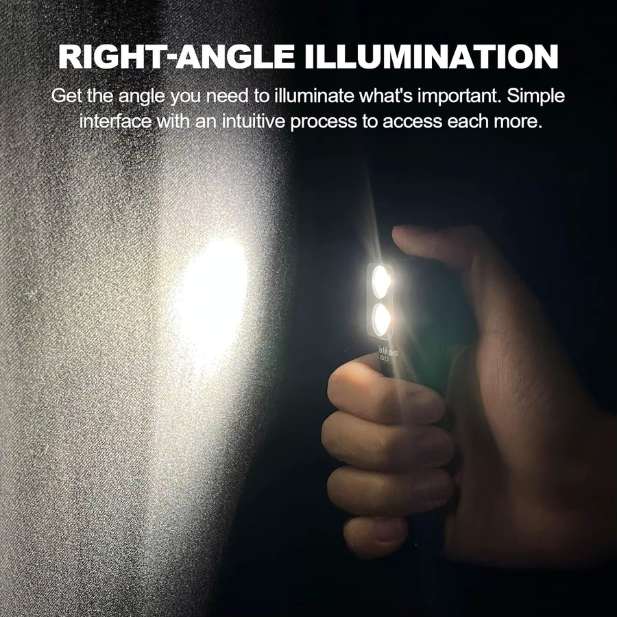 Wurkkos HD15 LED Stirnlampe mit 2000 Lumen, IP68 wasserdicht, wiederaufladbar mit 18650 Akku und magnetischer Schwanzkappe - Bild 1