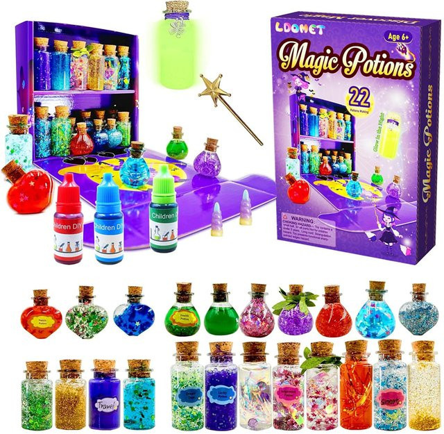 LDomet DIY Fairy Magical Potions Kit, Trankherstellungsset, 22-teiliges Set, ab 6 Jahren - Bild 1