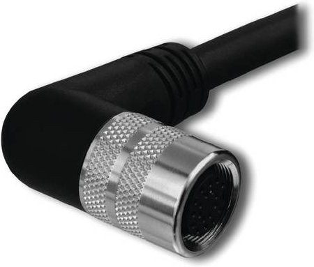 WAGO Sensor-Aktor-Steckverbinder 756-3206/140-100 konfektioniert M23 Buchse gewinkelt 12-polig Schwarz 10,00 m - Bild 1