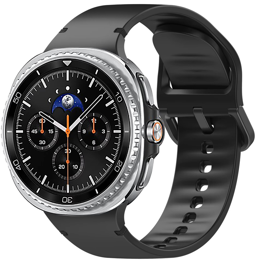 Samsung Uhrenarmband Silikon, Schwarz, Unisex - Bild 3