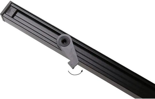 Deco-Raum Gardinenschiene Square nach Maß, 1-Lauf, gerade, Schwarz, Länge: 220 cm - Bild 1
