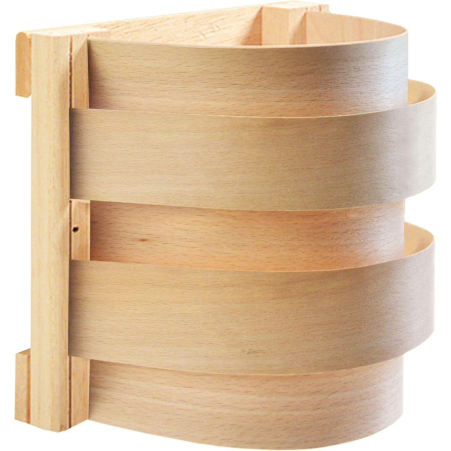 Eilo Sauna Spanleuchte mit Fassung in Holzoptik im klassischen Design - Bild 1