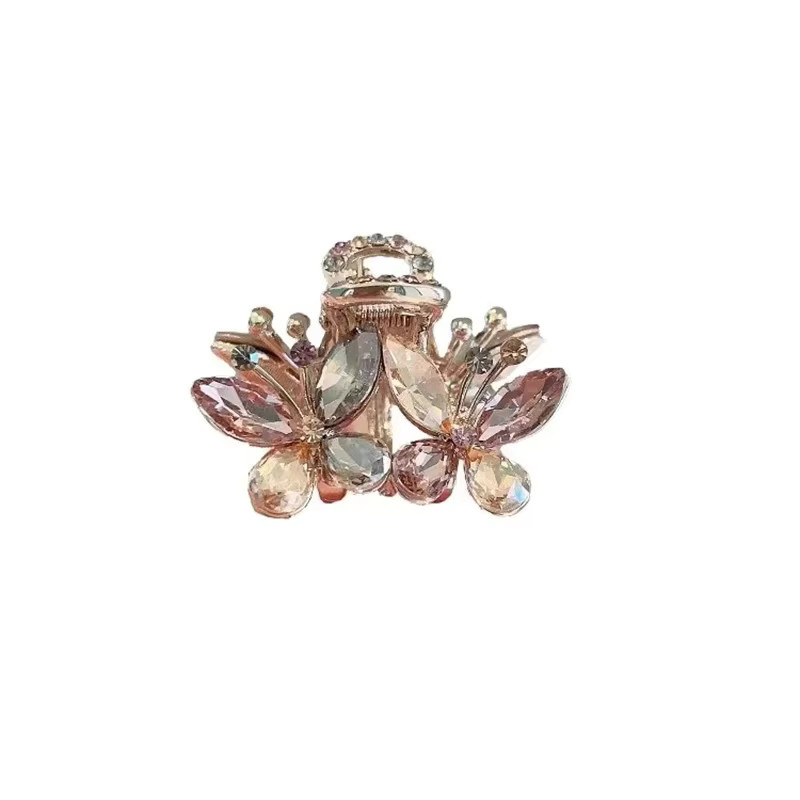 HIYAYZ Kristall Schmetterling Haarspange, Damen - Bild 2