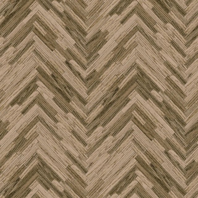 Profhome Natur Tapete Holzoptik in Braun und Beige, Vlies, matt, B: 0,70 m x L: 10,05 m - Bild 1