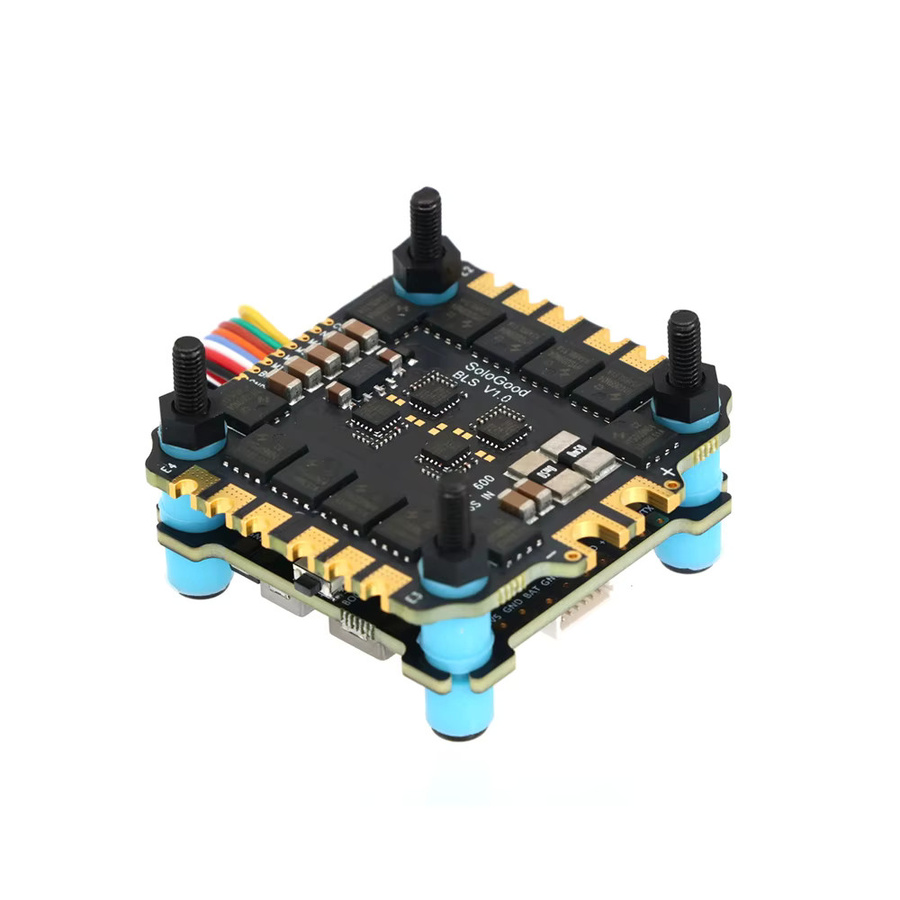 SoloGood F405 60A Stack mit ICM42688P und 4in1 ESC für FPV Drohnen, Schwarz, Montagegröße: 30,5 x 30,5 mm - Bild 2