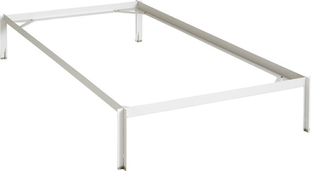HAY Connect Bed in Weiß aus pulverbeschichtetem Metall im Industrial Design - Bild 1
