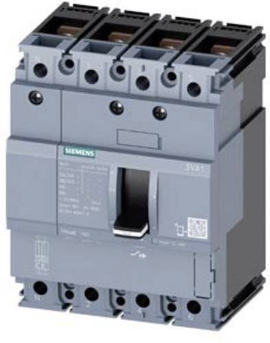 Siemens 3VA1112-3GD42-0AA0 Leistungsschalter in Grau mit einem Einstellbereich von 125 A und einer Schaltspannung von bis zu 690 V/AC - Bild 1