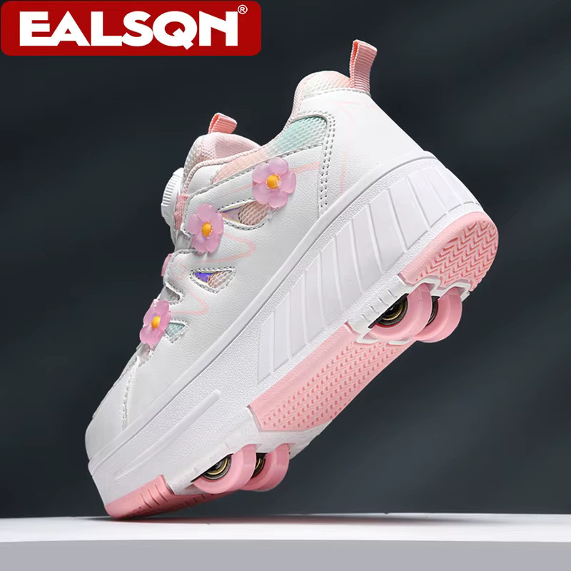 Rollschuhe für Kinder, mit Turnschuhen, abnehmbare Rollschuhe - Bild 3