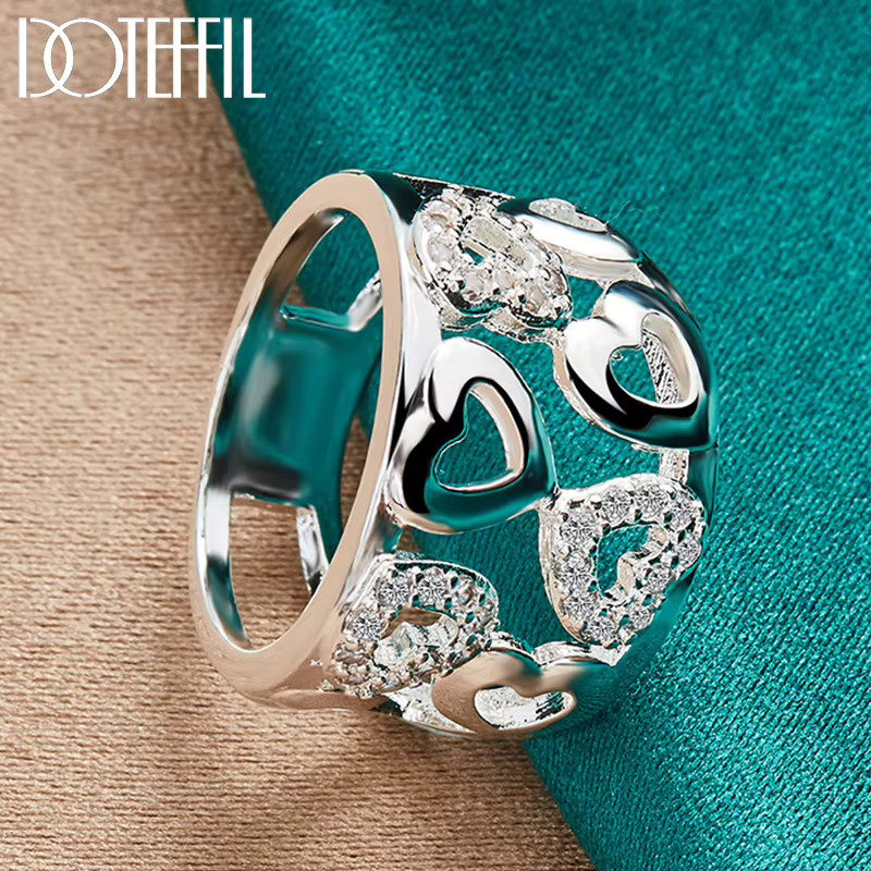 DOTEFFIL Ring, Kristall, Silber, Damen - Bild 4