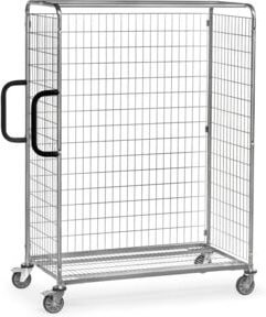 Fetra Rückwand für Kommissionierwagen 28RW32 aus Stahl in Silber - Bild 1