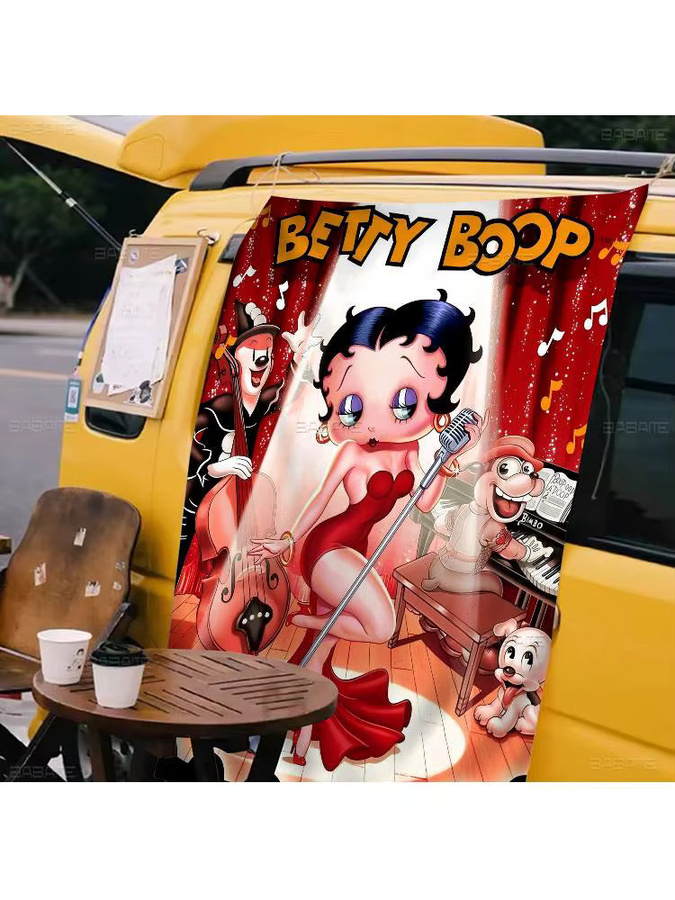 B-BettyS Boop Cheerleading-Banner Retro Flagge Multicolour B/H: 50 x 70 cm - Bild 7