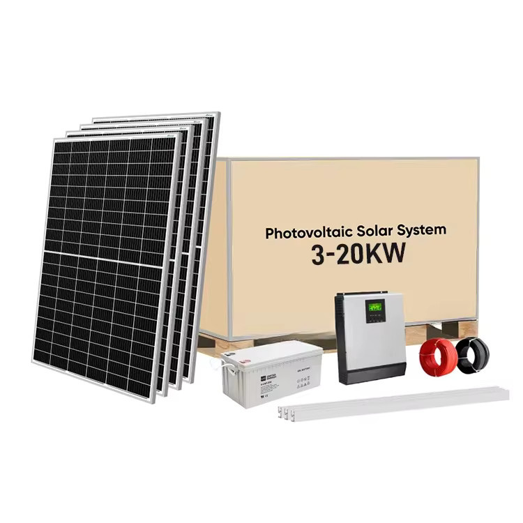 Residential Complete Hybrid Off Grid Solar Power System für dein Zuhause mit 5000W 5kW 10kW 20kW Solarpanel Energieanlage - Bild 3