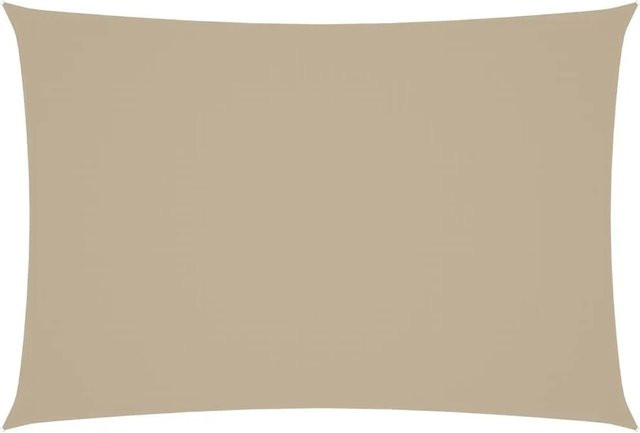 Furnicato Sonnensegel aus PU-beschichtetem Oxford-Gewebe, rechteckig, Beige, B: 450 cm, T: 250 cm - Bild 1