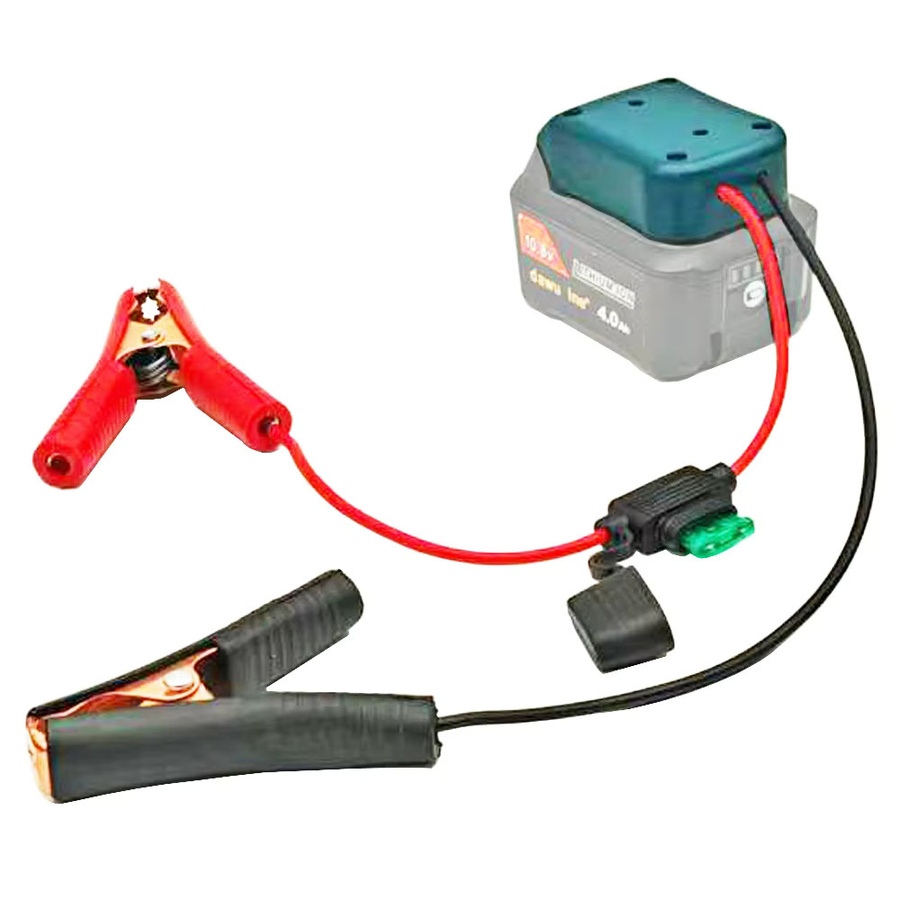 DIY Stecker Adapter Dock Halterung für Makita Li-Ion Akkus 10,8 V und 12 V BL1021B als externes Netzteil - Bild 1