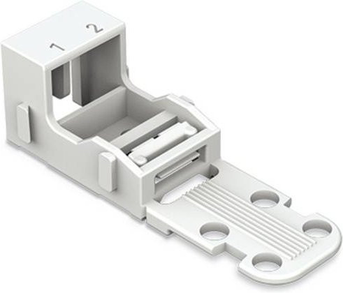 WAGO 221-512 Montagematerial in Weiß und Grau, 50 Stück - Bild 1