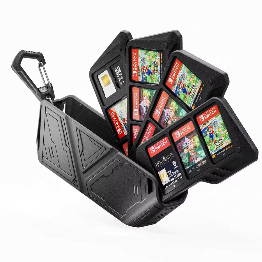 Transparente Game Card Aufbewahrungshülle für Nintendo Switch2 OLED Lite in Schwarz - Bild 3