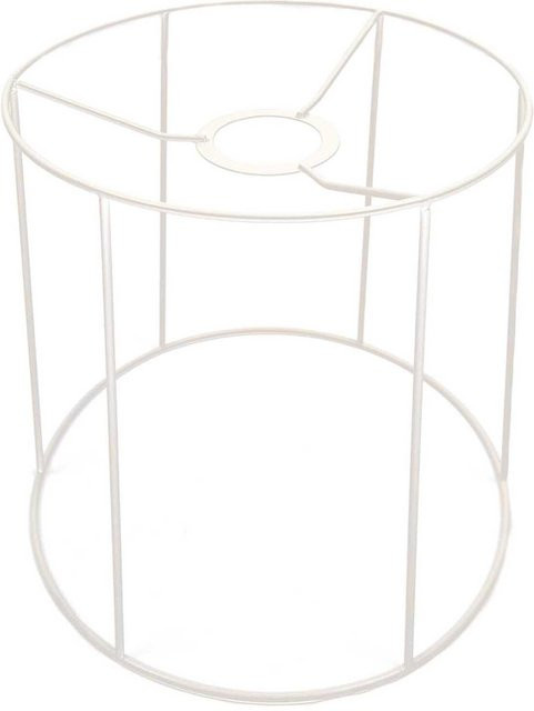 Rico Design Lampenschirm aus Metall, rund, weiß, Durchmesser: 20 cm - Bild 1