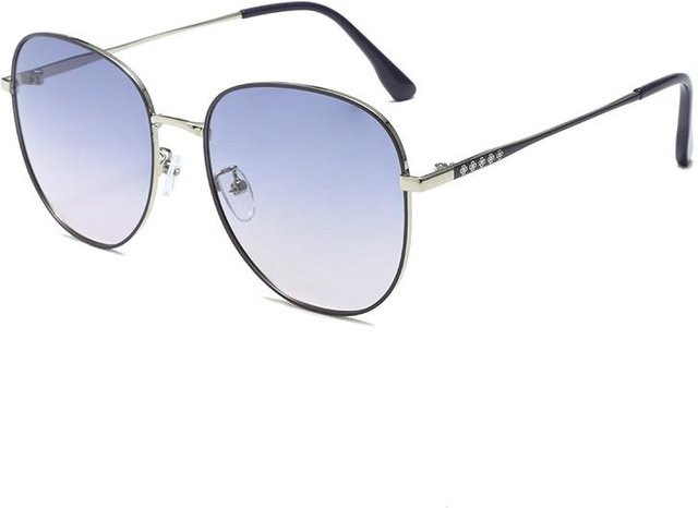 Binchi Outdoor Equipment Sonnenbrille, oval, Metall, blau, Damen - Bild 1