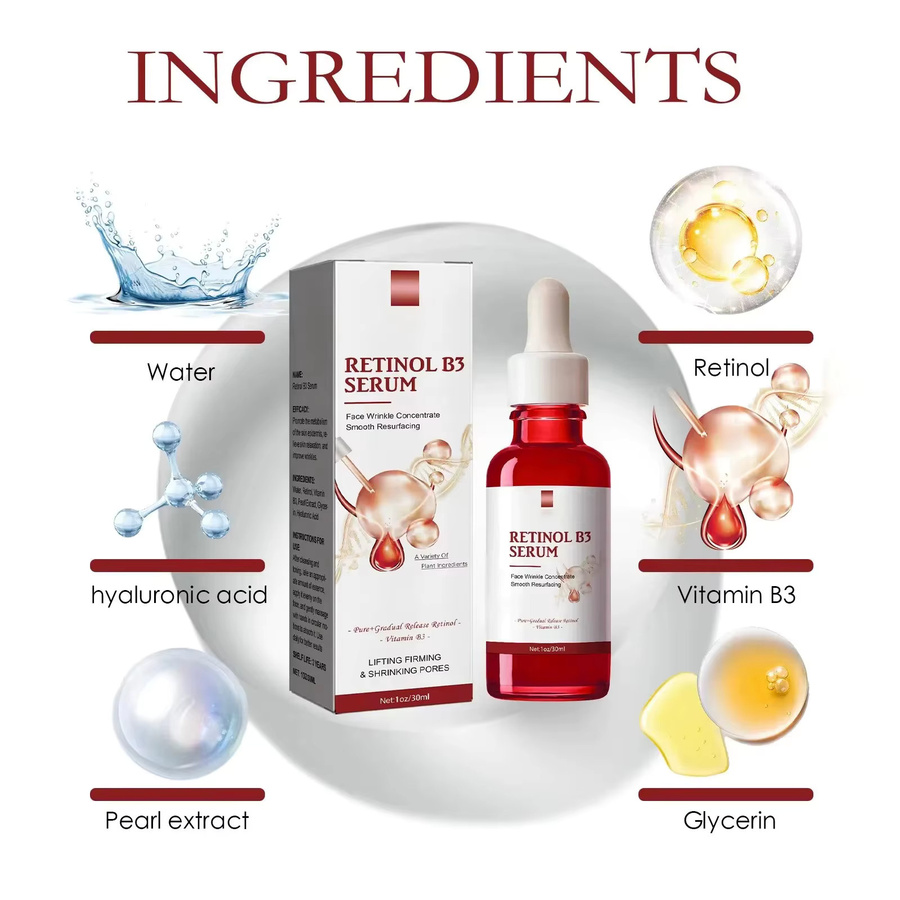 Retinol B3 Face Essence Serum, Trockene Haut, Unisex - Bild 4