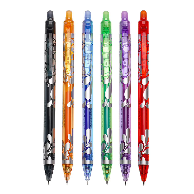 JOMPENS Löschbare Gelstifte im 12er Set mit 5 Farben und Nachfüllstäben für angenehmes Schreiben - Bild 5