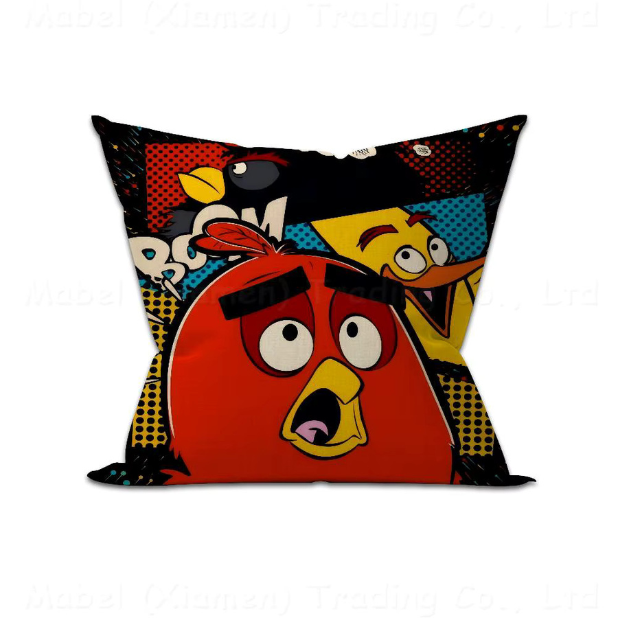 Angry Birds Kissenbezug quadratisch, buntes Motiv für Sofa und Auto - Bild 6