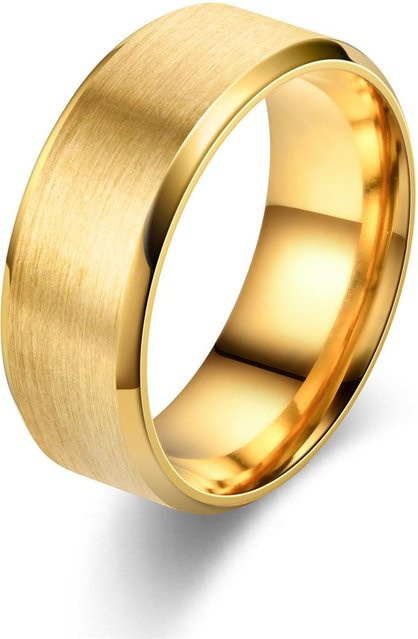 Edelstahlring, mattiert, verstellbar, Unisex - Bild 1