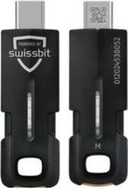 Swissbit iShield Key 2 FIDO2 MIFARE Security Key mit USB-C und NFC in Schwarz - Bild 1