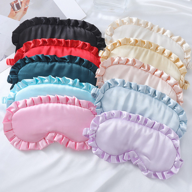 YOVIP Schlafmaske, Rüschen, Unisex - Bild 1
