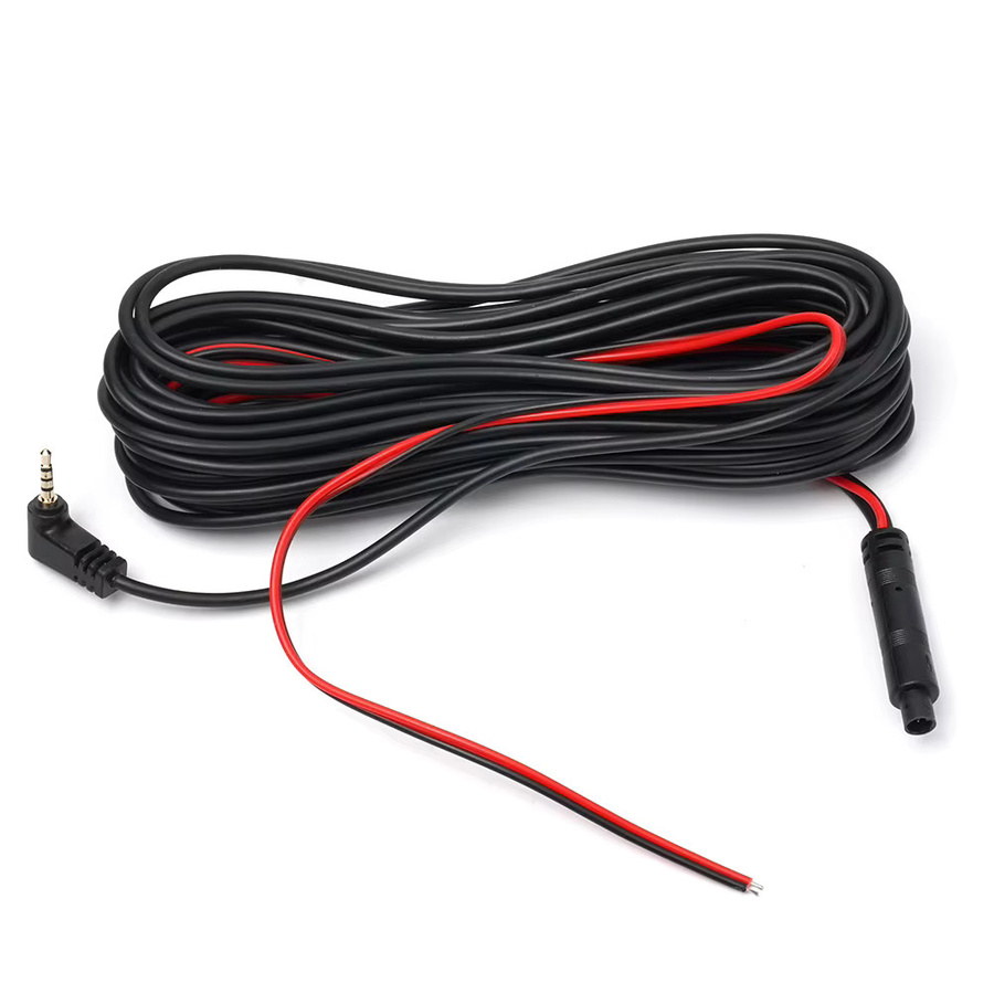 Auto Dash Cam Verlängerungskabel für Rückfahrkamera, 10 m 5Pin AV Kabel mit 2,5mm Anschluss, Schwarz - Bild 2
