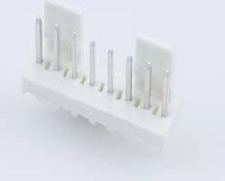Molex Einbau-Stiftleiste Standard 8-polig in Weiß mit 2,54 mm Rastermaß - Bild 1