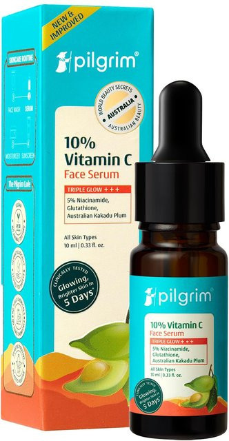 Pilgrim Vitamin C Serum mit Niacinamid, 10 ml, Fettige Haut, Mischhaut, Normale Haut - Bild 1